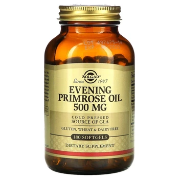 Олія вечірньої примули Solgar (Evening Primrose Oil) 500 мг 180 капсул