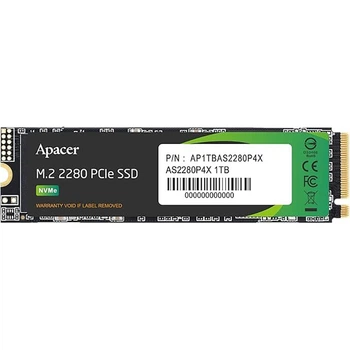 SSD Apacer AS2280P4X 1 ТБ M.2 PCIe 3.0 3D TLC, SLC-кеш(DL_E9957E83094D)