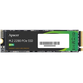SSD Apacer AS2280P4X 512 ГБ M.2 PCIe Gen3 x4, чтение/запись 2100/1700 МБ/с(DL_65318B44A8F6)
