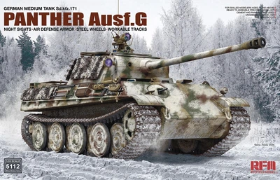 Збірна модель 1/35 Танк Panther Ausf.G RFM RM-5112