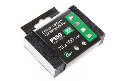 Губка шліфувальна Apro 100 x 70 x 25 мм x P150 пряма (828095)