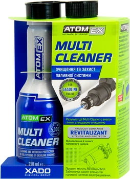 Очищувач паливної системи двигуна Atomex XADO Multi Cleaner 250 мл (XA 40013_14)