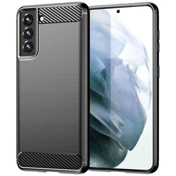 Силиконовый (TPU) чехол UniCase Carbon для Samsung Galaxy S21 (G991) - Black