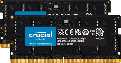 Оперативная память Crucial SODIMM DDR5-5600 65536MB PC5-44800 (Kit of 2x32768) (CT2K32G56C46S5)