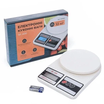 Весы электронные кухонные SF-400 10 кг (1г) White