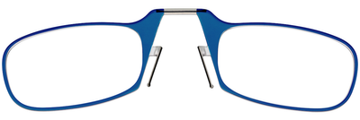 Очки Thinoptics +2.50. голубые + Чехол универсальный прозрачный (2.5BLUWUP)