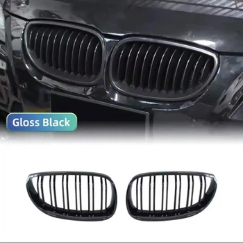 Решетки радиатора для БМВ BMW Racing grills 5 Series е60 е61 2003-2009 двойные ноздри 1009