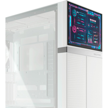 Obudowa Valkyrie VK02 LCD White (VK-CASE02LCDW)