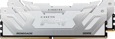 Оперативна пам'ять Kingston DDR5-8400 49152MB PC5-67200 (Kit of 2x24576) FURY Renegade Silver/White (KF584CU40RWK2-48)