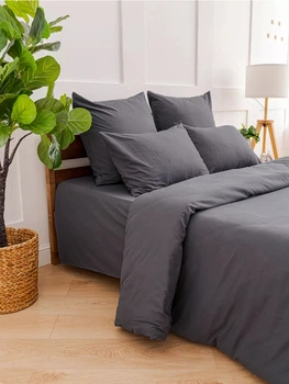 Набор Good-Dream пододеяльник 143х210 + 2 наволочки 50х70 microfiber Grey (GDBSMG143210)