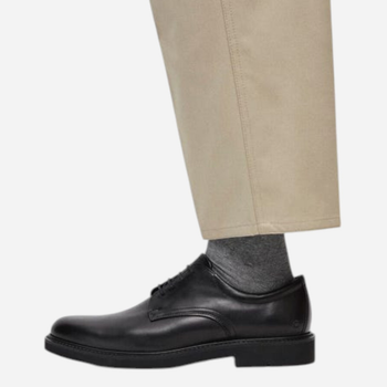 Дербі Buty derby męskie skórzane