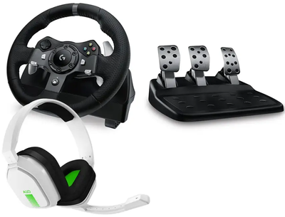 Zestaw do gier Logitech G920 Driving Force Racing Wheel + Astro A10 (5099206119109)