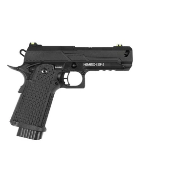 Страйкбольний пістолет Novritsch SSP5 Black Green Gas 4.3"
