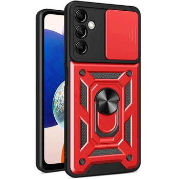 Протиударний броньований чохол із захистом камери для Samsung Galaxy A16 (A165) Armor Case Keysion red