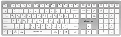 Клавиатура беспроводная A4Tech FBX50C USB/Bluetooth White (4711421972772)
