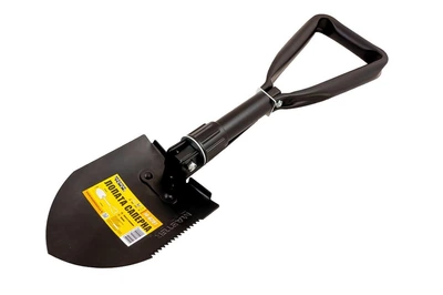 Саперна лопата Mastertool 120 х 460 мм, міцне сталеве лезо з антикорозійним покриттям, універсальний інструмент