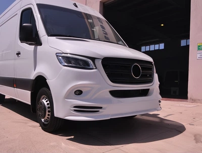 Передній бамперний обвіс (під фарбування) для Mercedes Sprinter W907/W910 2018 року та новіший