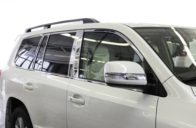 Lexus LX570 / 450d 2015-2023 Окантовка скла та стійок з нержавіючої сталі