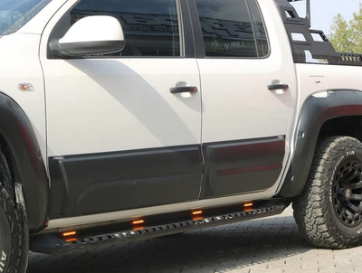Volkswagen Amarok 2010-2022 Молдинги дверей EuroCap (6 шт, ABS)