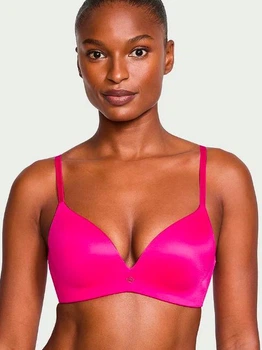 Бюстгалтер Victoria's Secret So Obsessed Wireless Push-Up Bra Pretty Blossom Рожевий 34A (75A)