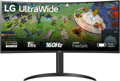 Монитор 34" LG 34WP75CP-B QHD VA 160 Гц Б/В