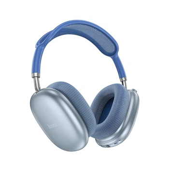 Бездротові навушники HOCO W55 Pleasing BT headphones BT5.4 800mAh Sky Blue (6942007632690)