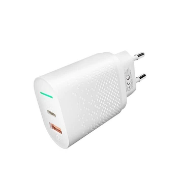 Сетевое Зарядное Устройство Yoki Led Series YK-20PD+QC 20W white