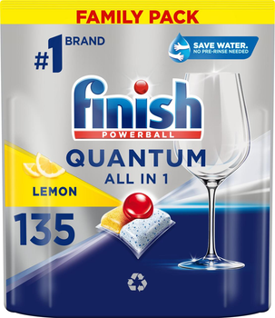 Пігулки для посудомийних машин FINISH Quantum 100 шт.