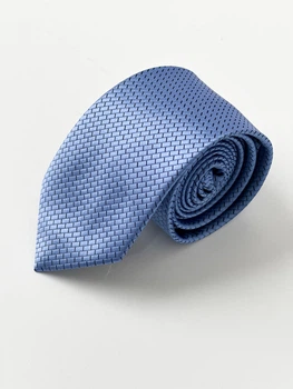 Класична краватка блакитна луска