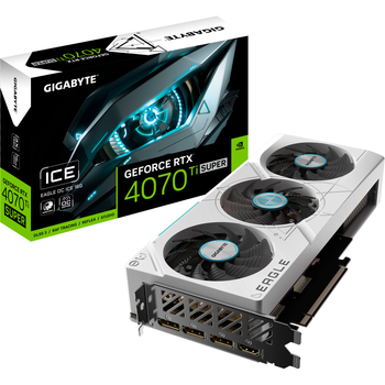 Видеокарта Gigabyte GeForce RTX 4070 Ti SUPER Eagle OC ICE 16G (GV-N407TSEAGLEOC ICE-16GD) UA [129023]