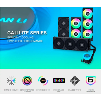 СВО Lian Li GA II Lite 240 RGB Black (G89.GA2L24RB.00)