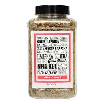 Паприка зеленая резаная, 510 г, 1 шт