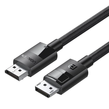 Кабель UGREEN DP114 DisplayPort to DisplayPort 1.4 M-M 3м Plastic Case Braided Cable Black (80393)