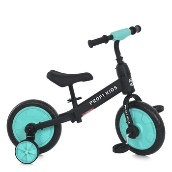 Велосипед-беговел детский PROFI KIDS MBB 1012-1 колеса EVA, 2в1, педали.