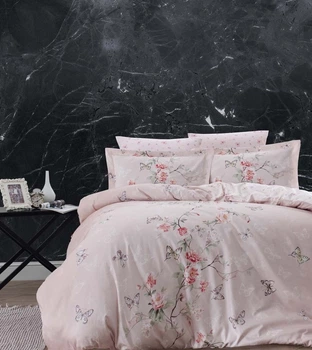 Постельное белье First Choice Cotton Satin 160х220 см Matilde Powder
