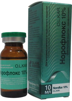 Норофлокс 10% O.L.KAR 10мл (енрофлоксацин)