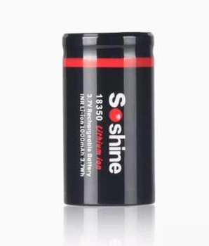 Аккумулятор Soshine 18350 li-ion 1000mAh