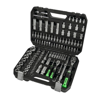 Профессиональный набор инструментов Winso Pro 1/2" 1/4" 72T CR-V 110ед для ремонта автомобилей набор ключей и головок (LO-TH_11C)