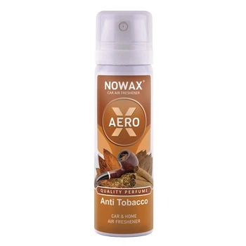 Ароматизатор Nowax X Aero Anti Tobacco 75ml антикурильний освіжувач повітря для дому та автомобіля аерозоль (LD-BN_33A)