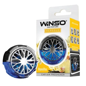 Освіжувач повітря Winso Merssus 18мл Ваніль ароматизатор для авто з дефлектором та регулюванням інтенсивності (LD-BN_33A)