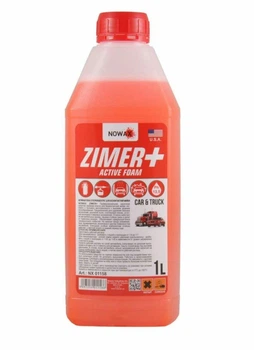 Активная пена Nowax Zimer+ Super Concentrate 1л для бесконтактной мойки авто шампунь для чистки автомобиля (IO-JU_22B)
