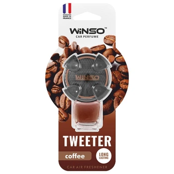 Ароматизатор Winso Tweeter Coffee 8мл для автомобиля на вентиляцию парфюмированный освежитель воздуха кофе (LD-BN_33A)