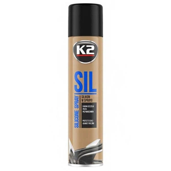 Силиконовая смазка K2 Sil Spray 300мл аэрозоль для резины и пластика защитное средство для автомобиля (LO-TH_11C)