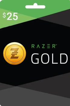 Карта поповнення Razer Gold 25 USD