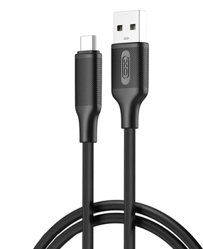 Кабель XO NB265-AC USB-A to USB-C 3А 1 м Black (NB265-AC.black)