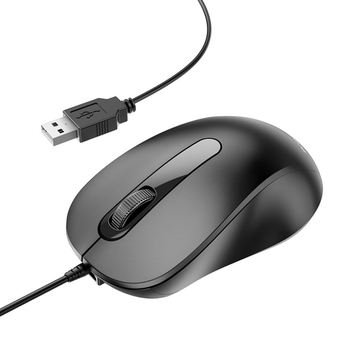 USB миша Borofone BG4 чорна – стиль і комфорт для кожного дня