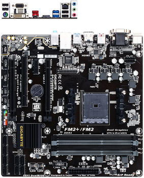 Б/У Материнская плата Gigabyte GA-F2A88XM-D3HP sFM2+ - RENEW