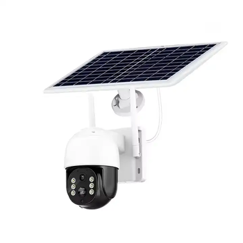 Камера солнечная поворотная ICSee 4Mp 3,6mm WiFi TF пластик mic spk (0947)
