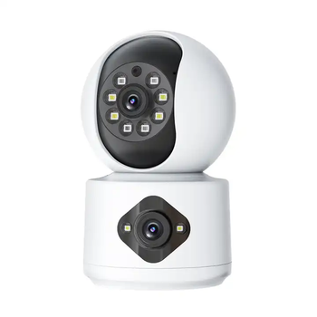 Видеоняня ICSee 4Mp 2,8+3,6mm WiFi TF пластик mic spk (0948)