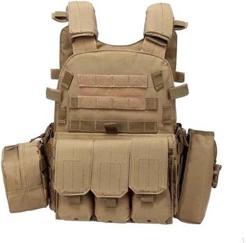 Разгрузочный жилет плитоноска ArmorStandart Brown (ARS61981)